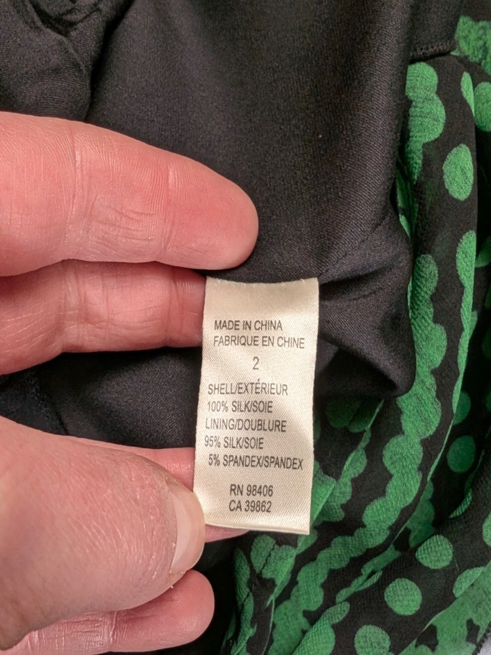 Theory Jaylyn Blurred Green Mini Dress Drop Waist Draped Size 2 - Picture 6 of 13